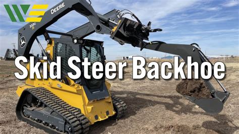 john deere back hoe skid steer|backhoe for bobcat skid steer.